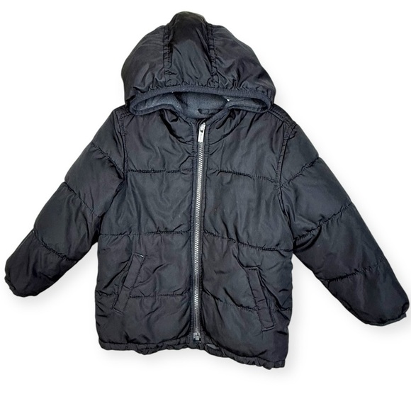 Old Navy Kids Black Puffer Jacket - Picture 1 of 5